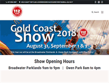 Tablet Screenshot of goldcoastshow.com.au